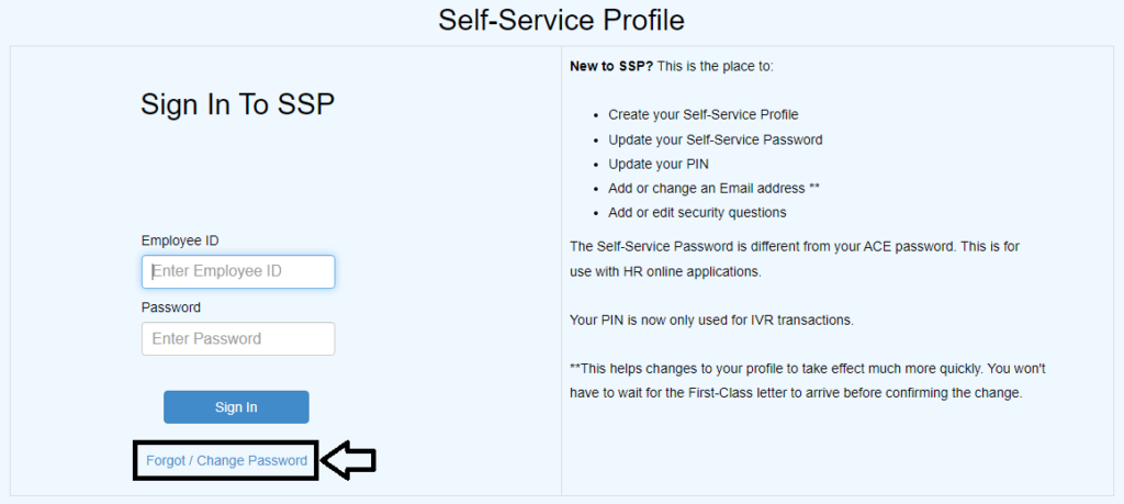 click on forgot password in usps liteblue portal